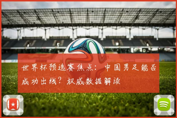 世界杯预选赛焦点：中国男足能否成功出线？权威数据解读