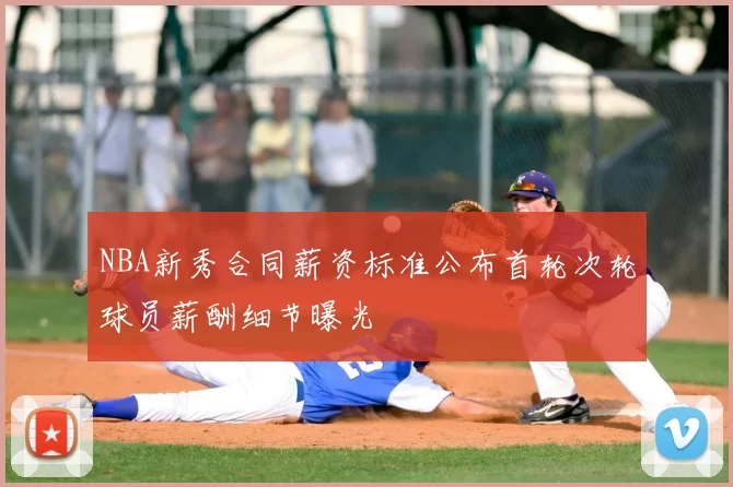 NBA新秀合同薪资标准公布首轮次轮球员薪酬细节曝光